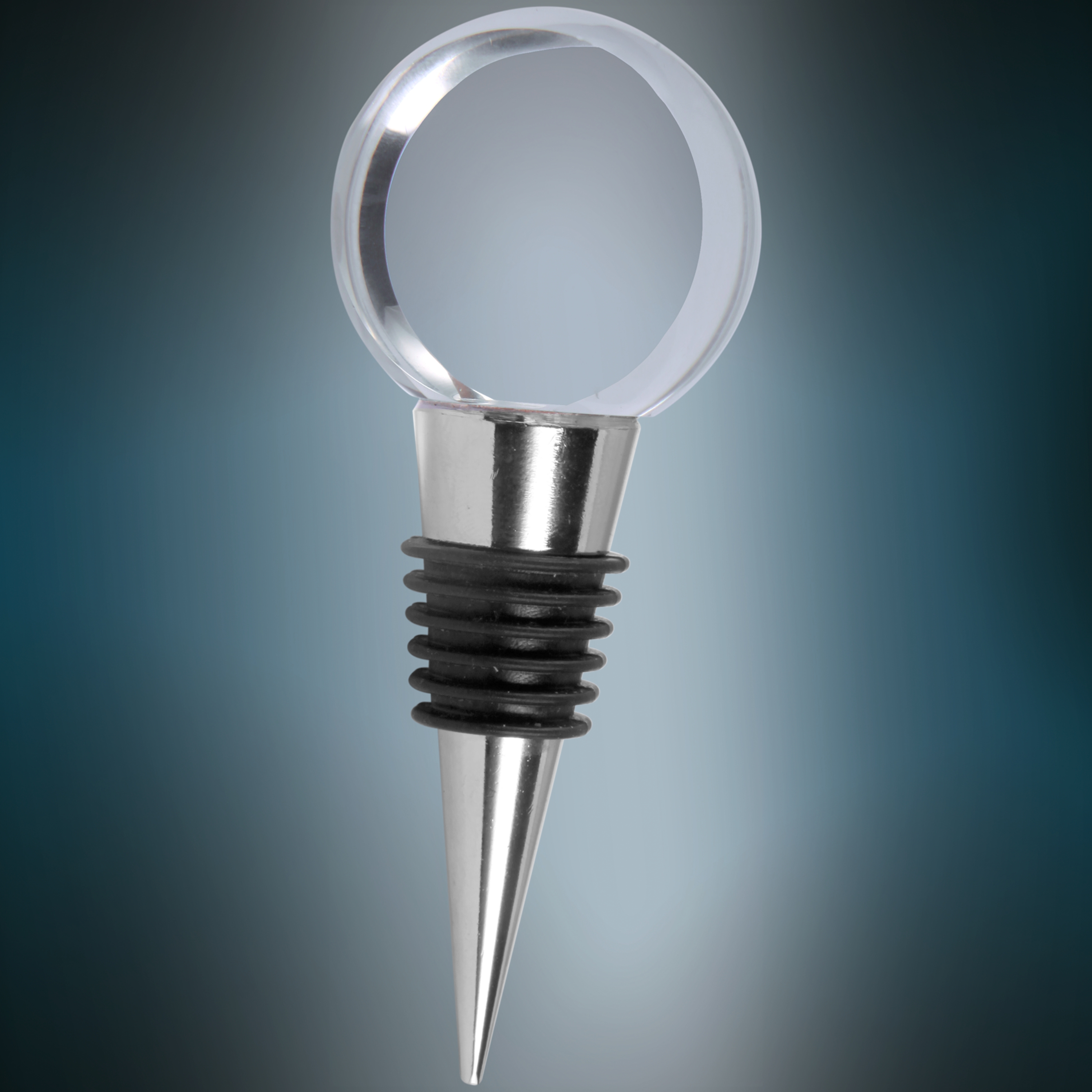 3 7/8" Crystal Wine Stopper Award 3