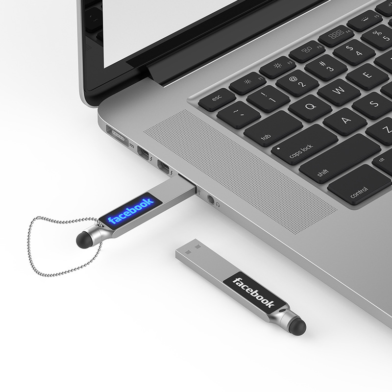 New Multifunctional LED USB Flash Drive with Stylus 8G 4