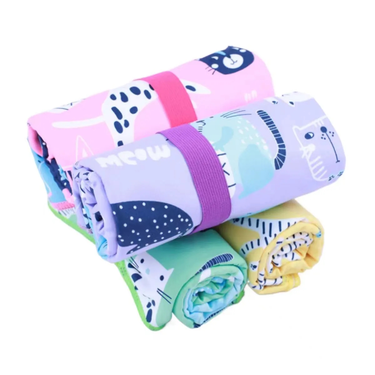 Cartoon Printed Kids Beach Towel 7