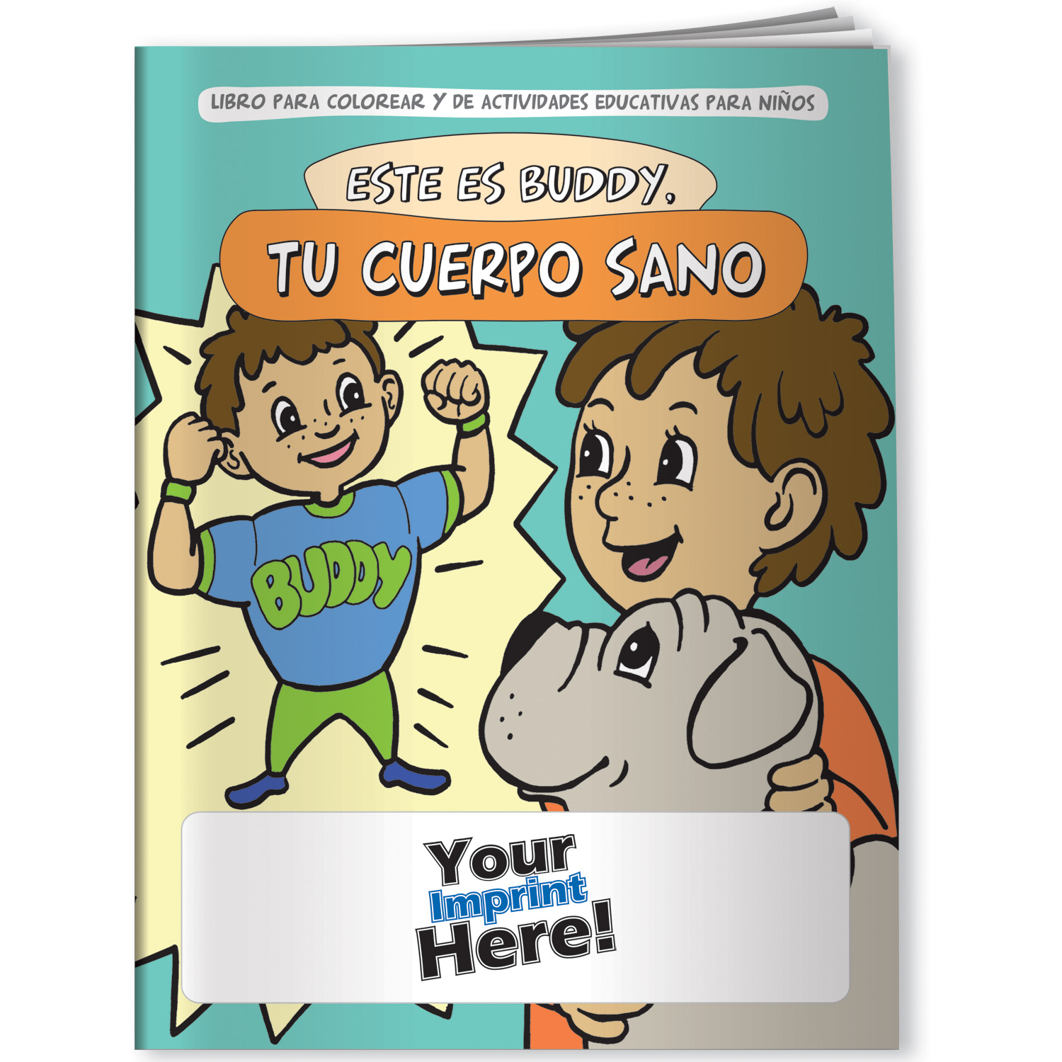 Coloring Book - Meet Buddy: Your Healthy Body (Spanish) 3