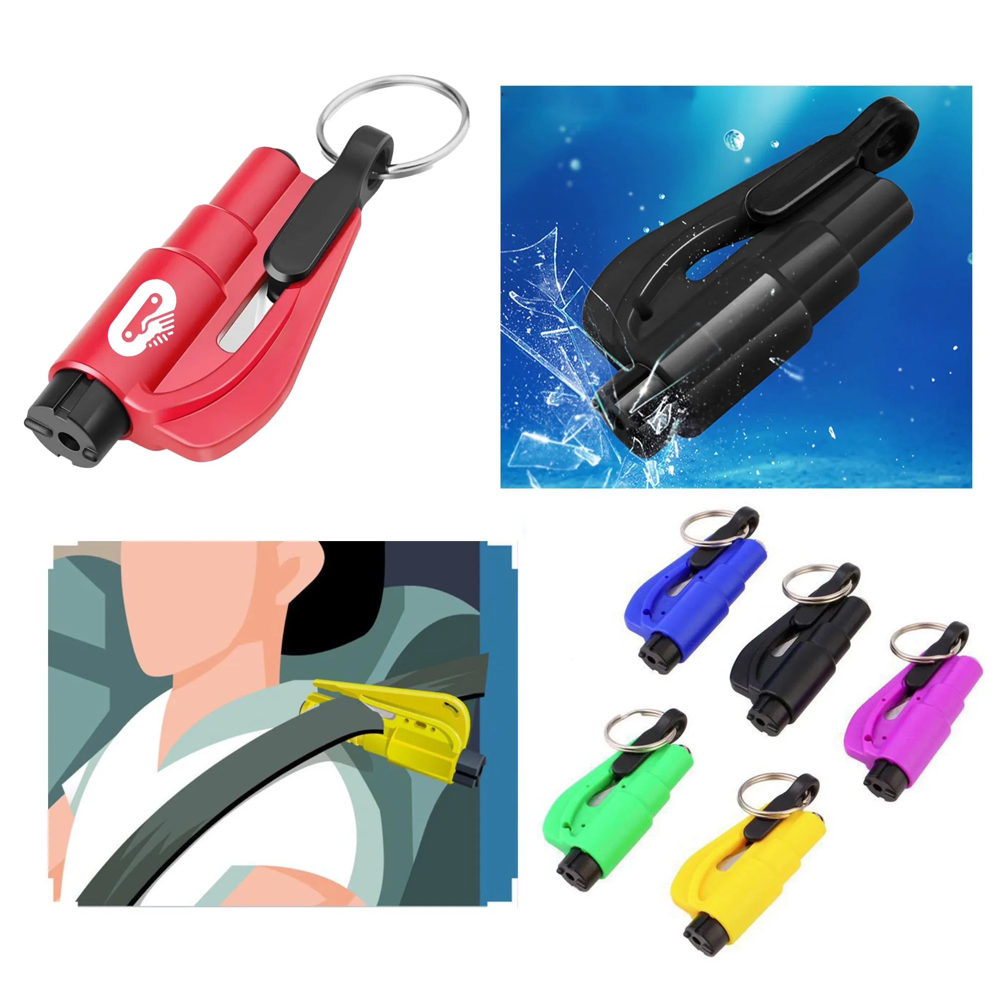 Car Emergency Window Hammer 2
