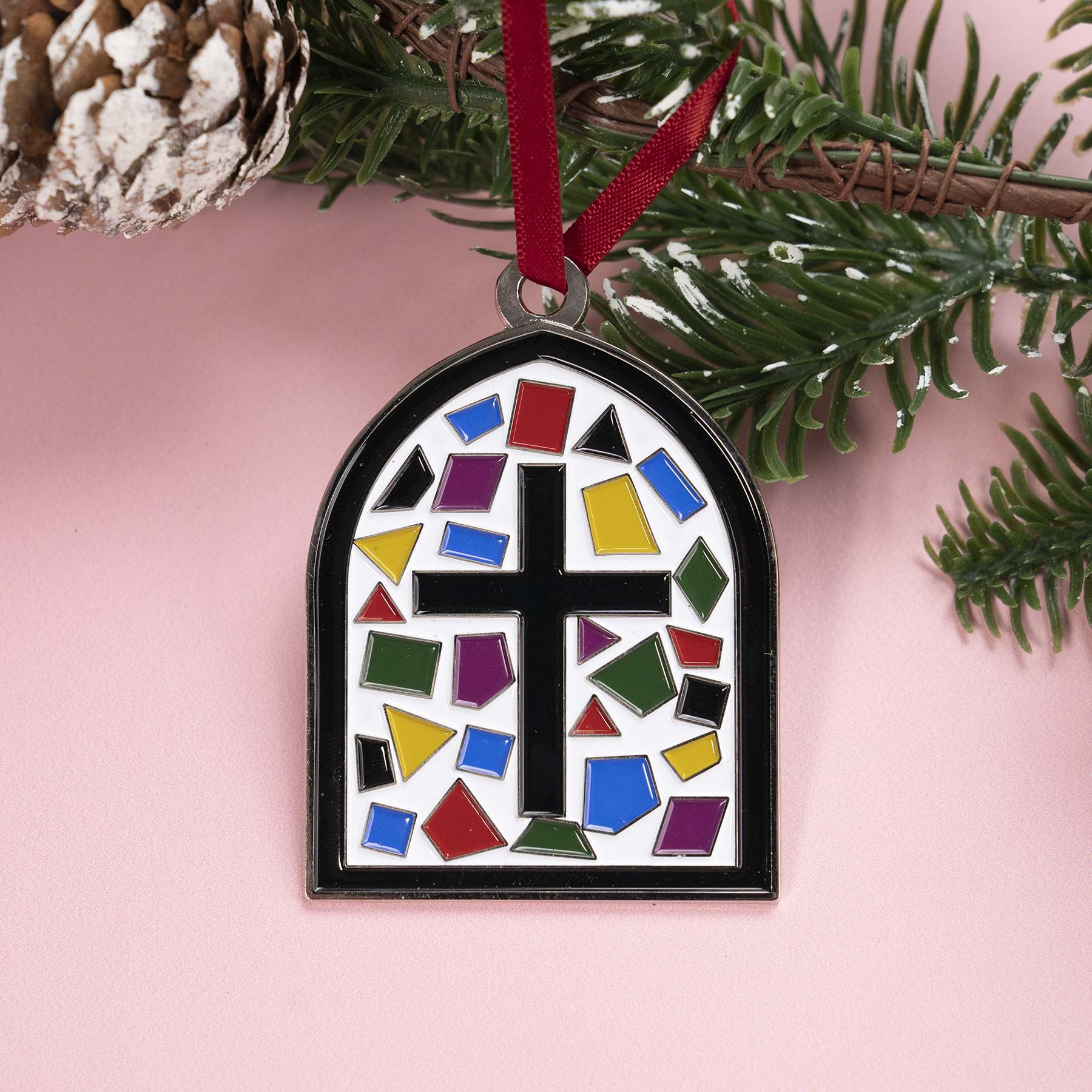Die Struck Ornaments: 2" W x 2" H 3