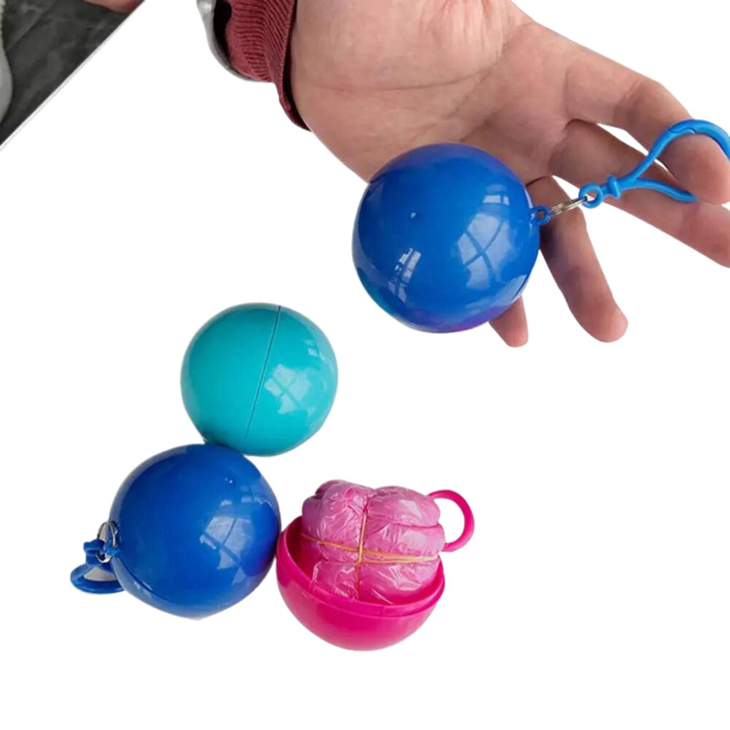 Portable Disposable Raincoat Ball 1