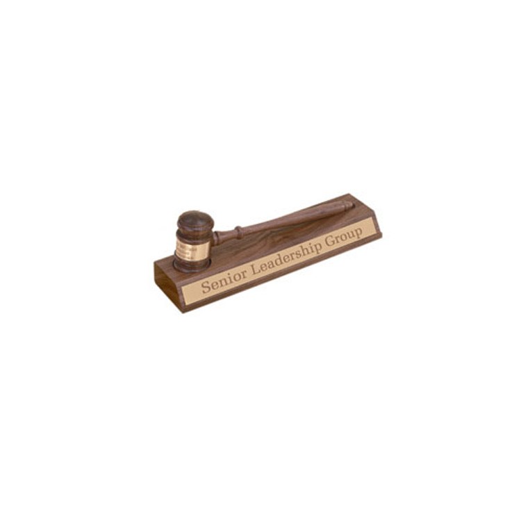 Gavel Desk Stand - American Walnut 2