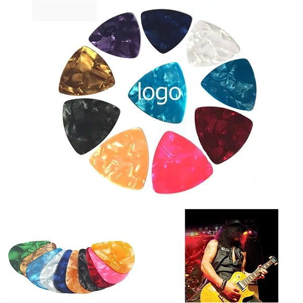 Colorful Celluloid Guitar Picks 1