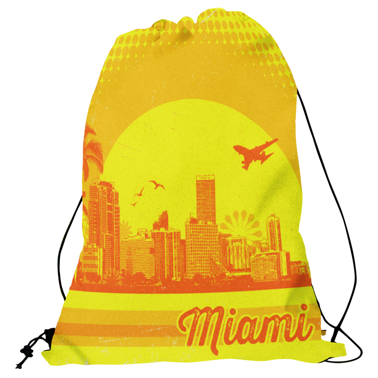 Custom Thin Cord Drawstring Backpack 11