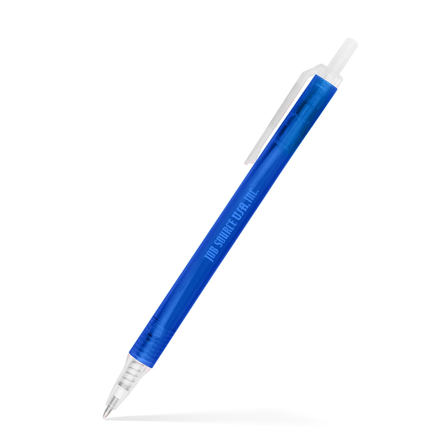 Amber Frosted Translucent Stick Click Pen 14