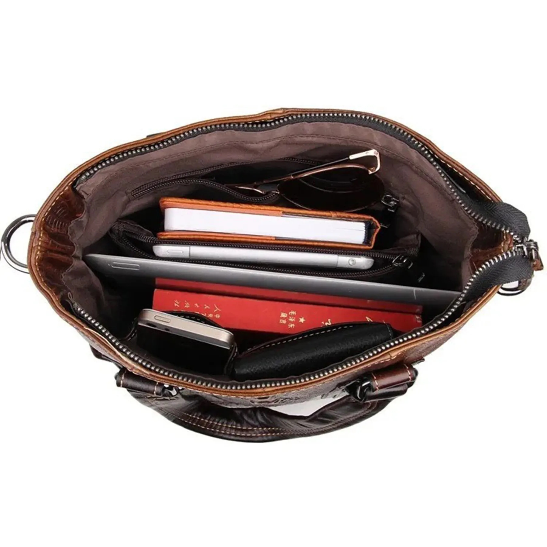 Leather Waterproof Wearable Cross-body bag 5