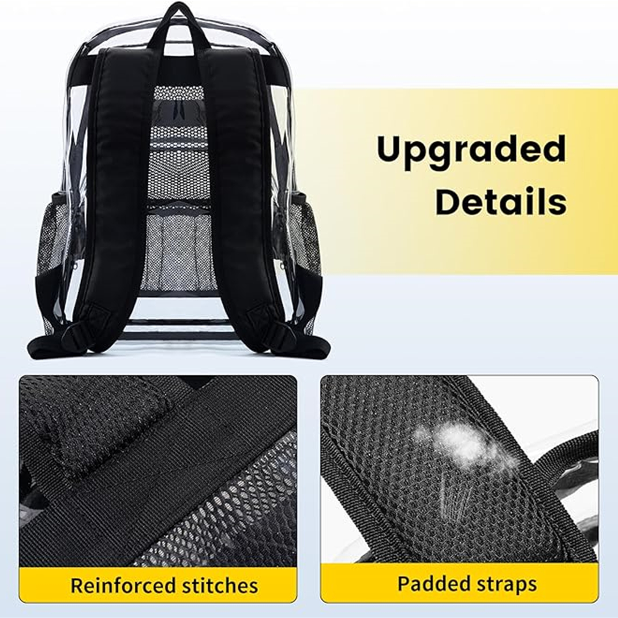 Heavy Duty Clear Backpack 3