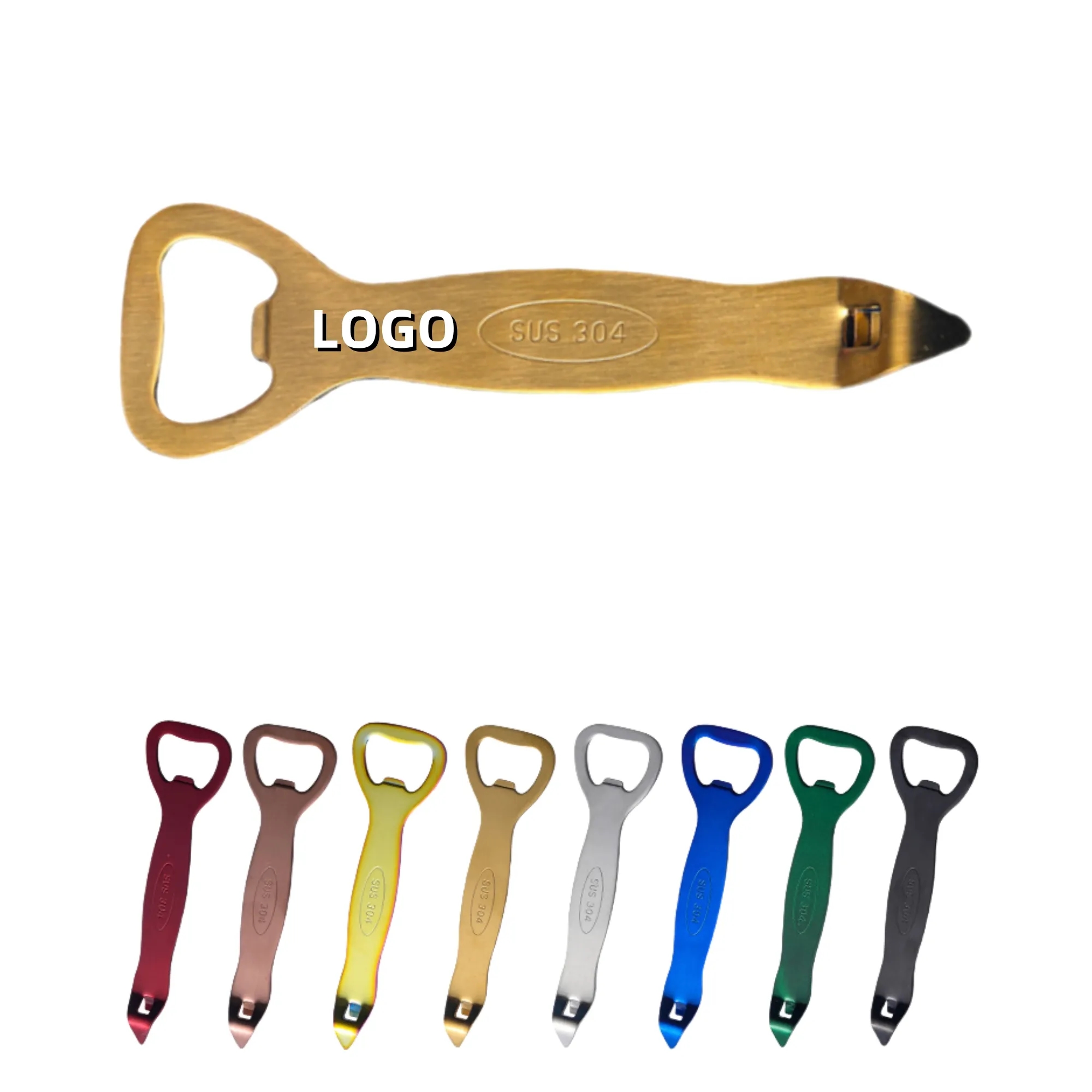 304 Stainless Steel Double-Ended Bottle Opener 3