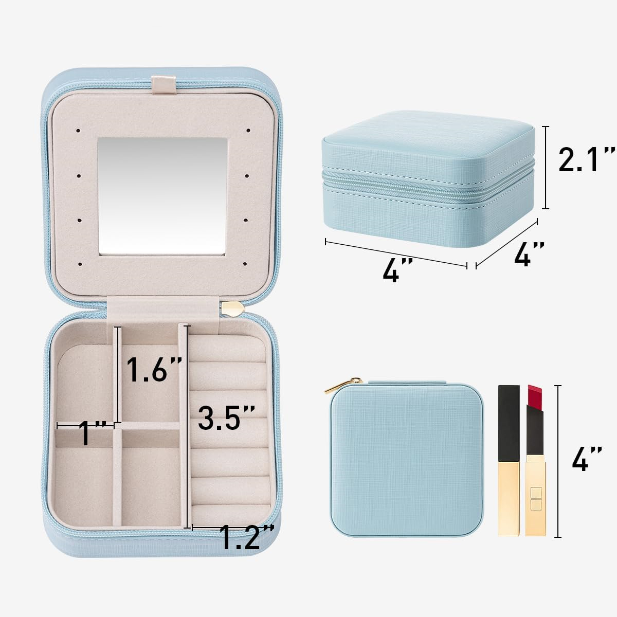 Small Travel Jewelry Organizer 2