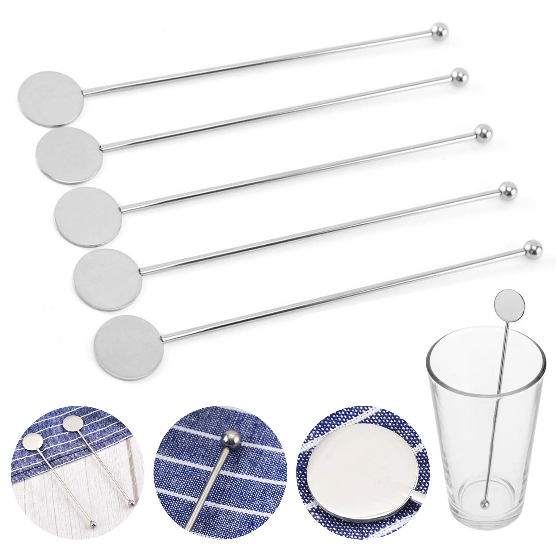 Stainless Steel Cocktail Stir Stick 1