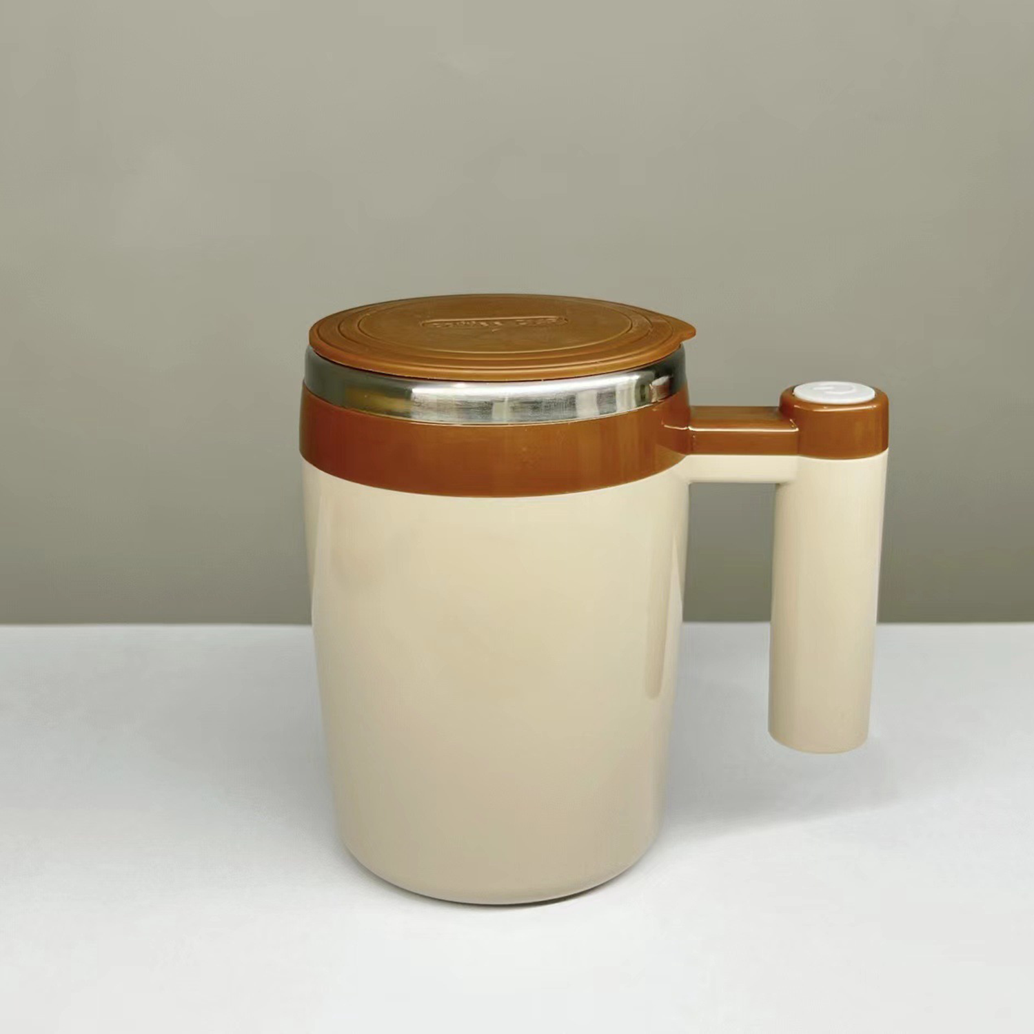 Stainless Steel Automatic Magnetic Stirring Coffee Mug 6
