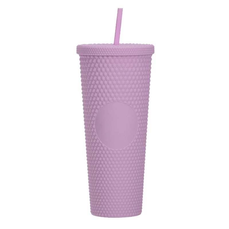 Custom 24 oz Matte Plastic Studded Tumbler Cup 12