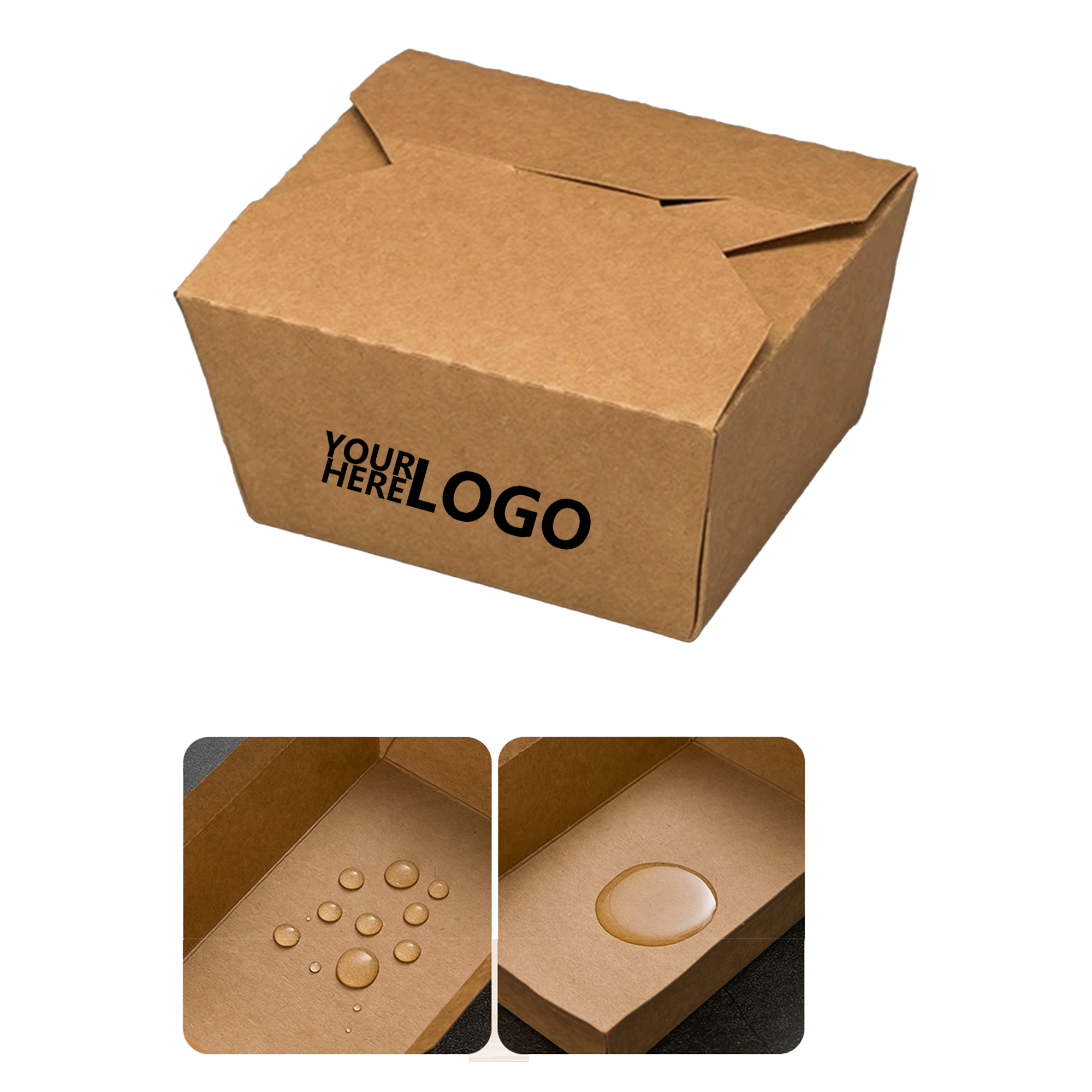 Eco-Friendly Kraft Paper Food Container 2