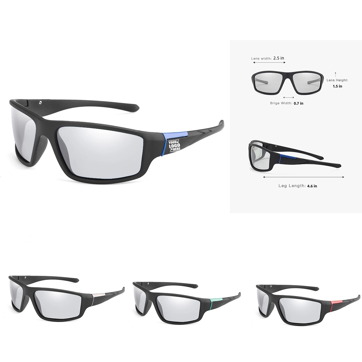 Polarized Sports Sunglasses for Running Cycling Golf 2