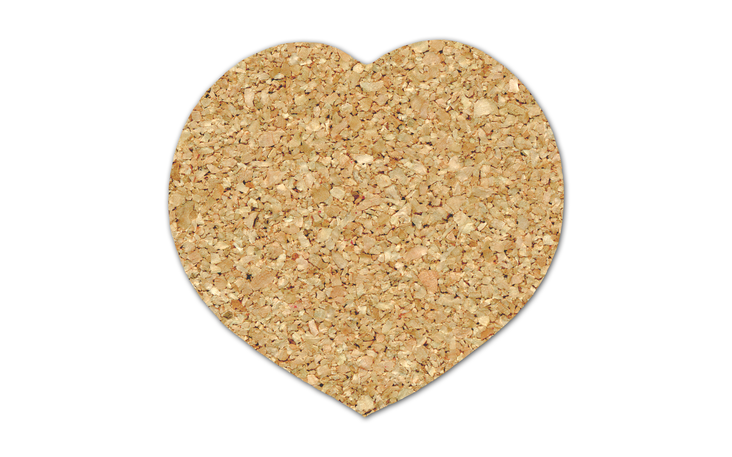 Heart Cork Coaster 4HT 4