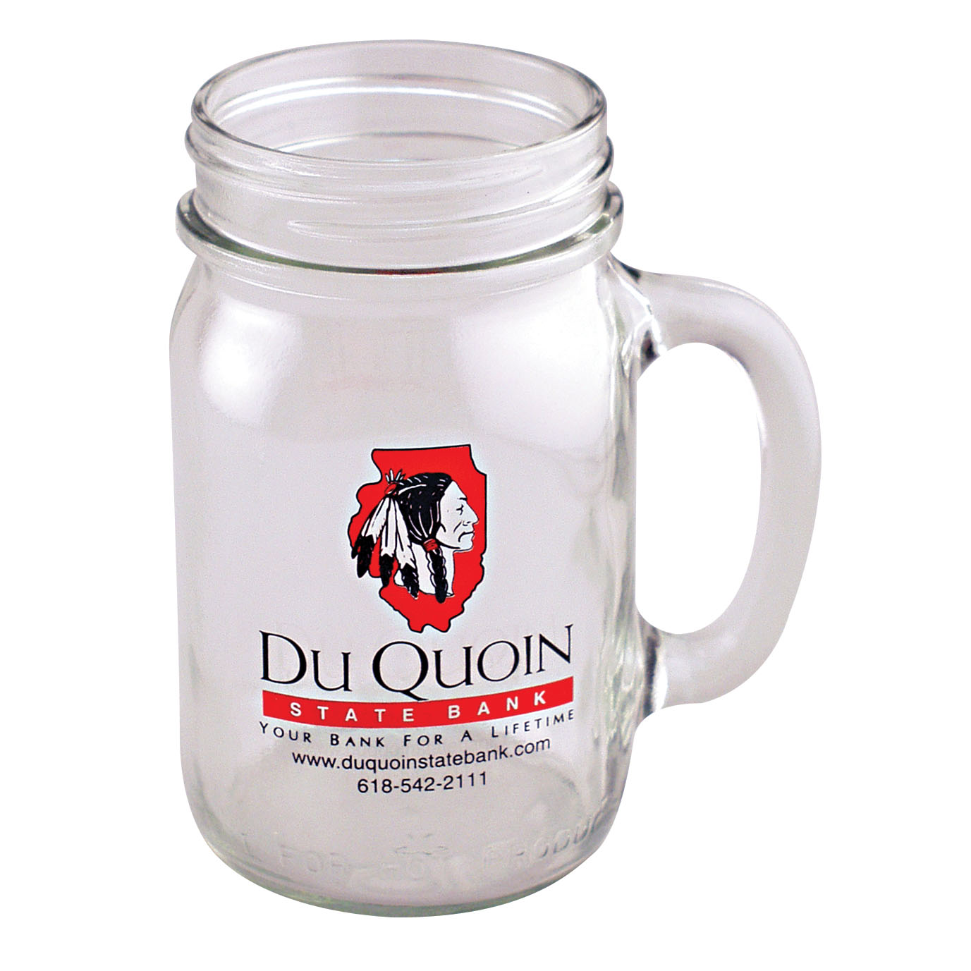 16 Oz. The Entertainer Drinking Glass Jar 1
