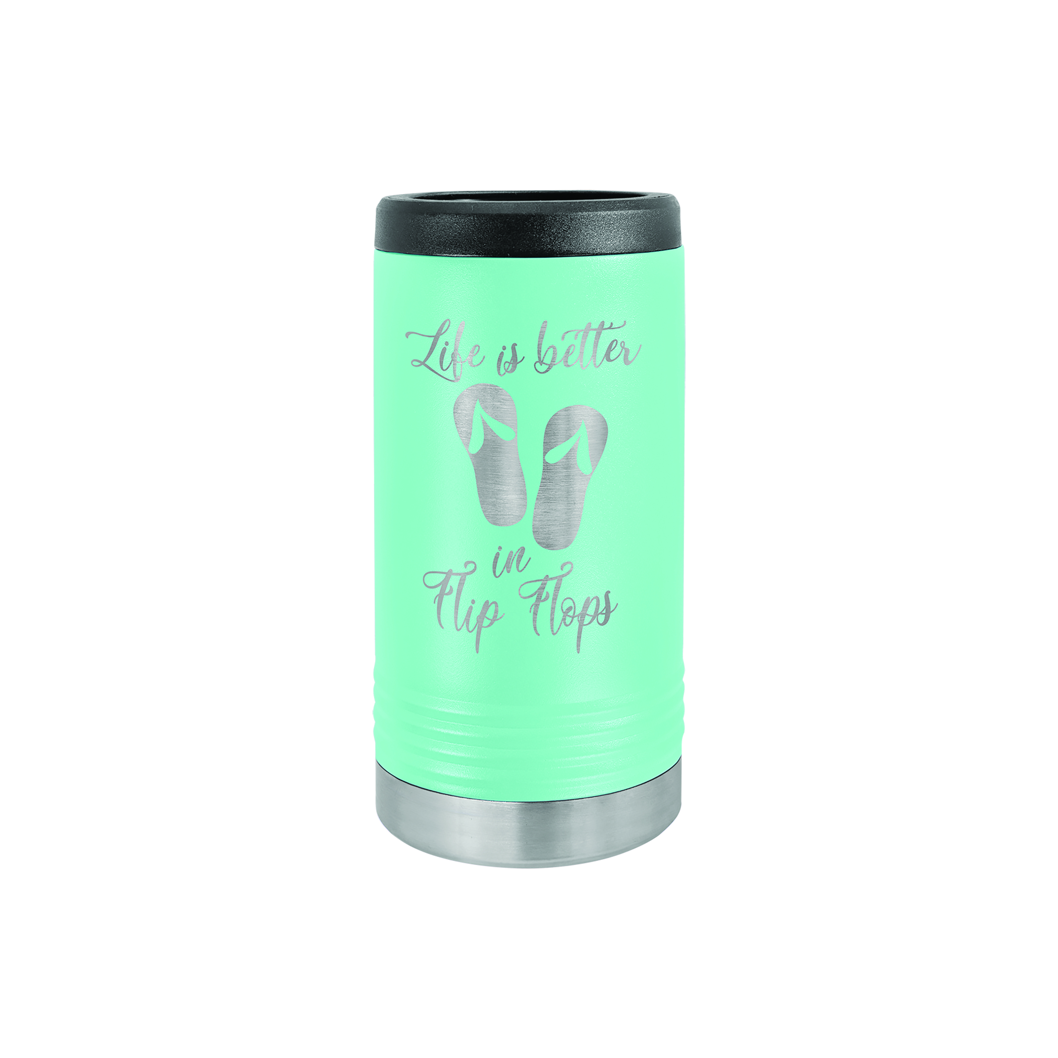 12 Oz. Polar Camel Stainless Steel Slim Can Cooler 15