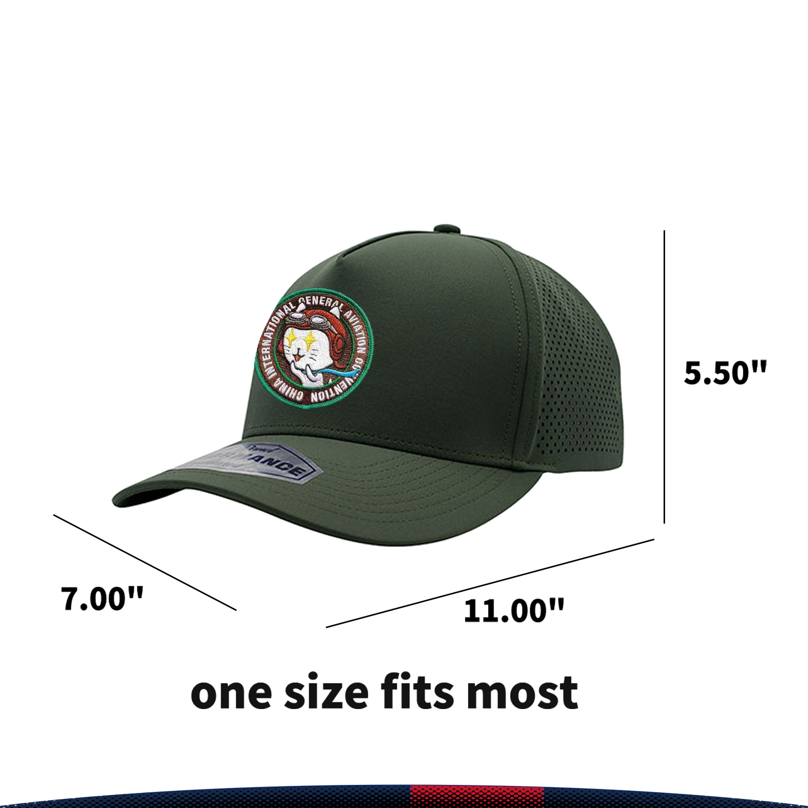 Holecle Perforated Performance Cap 5