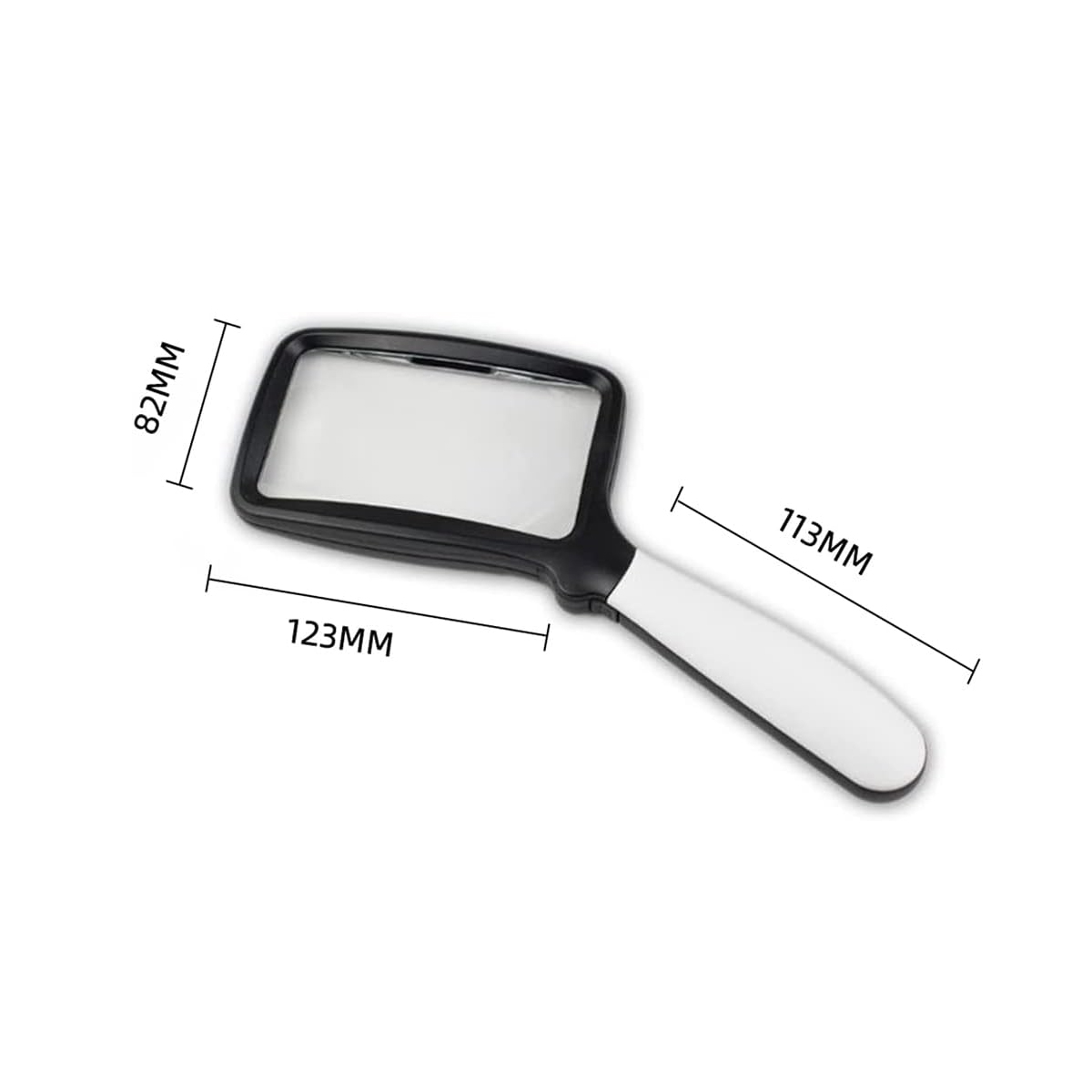 Large Rectangular Handheld Magnifier with Light 5