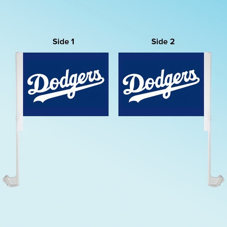 7.5" x 10.5" Custom Car Flag - Double Sided