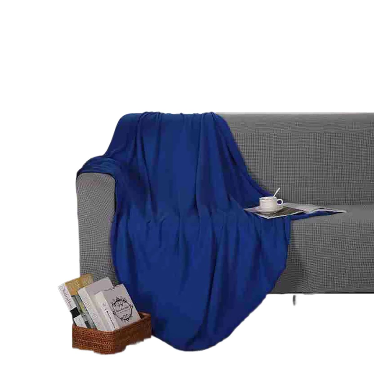 Cozy Velvet Throw Blanket for Sofa and Travel 7