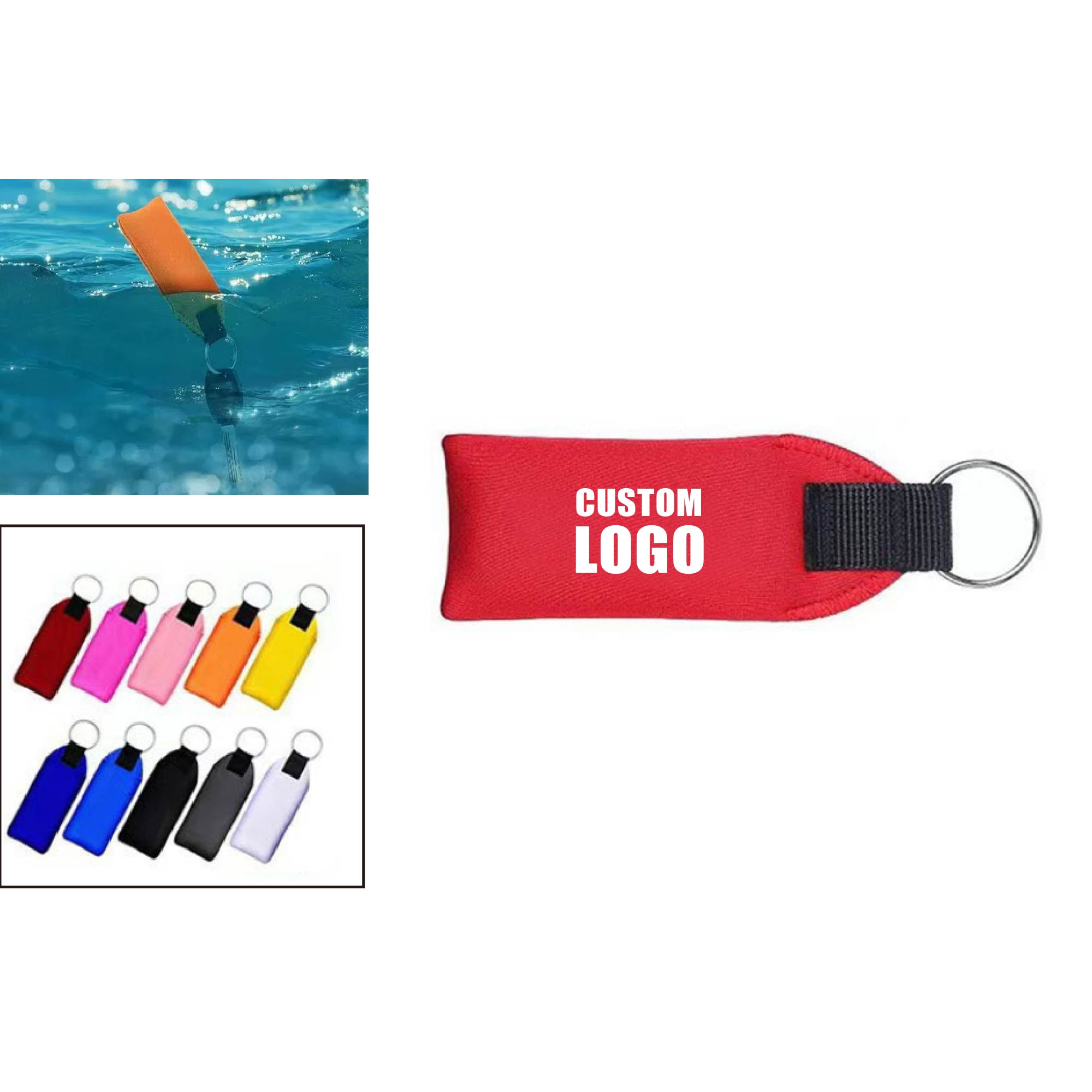 MOQ 10 pcs Floating Keychain 1