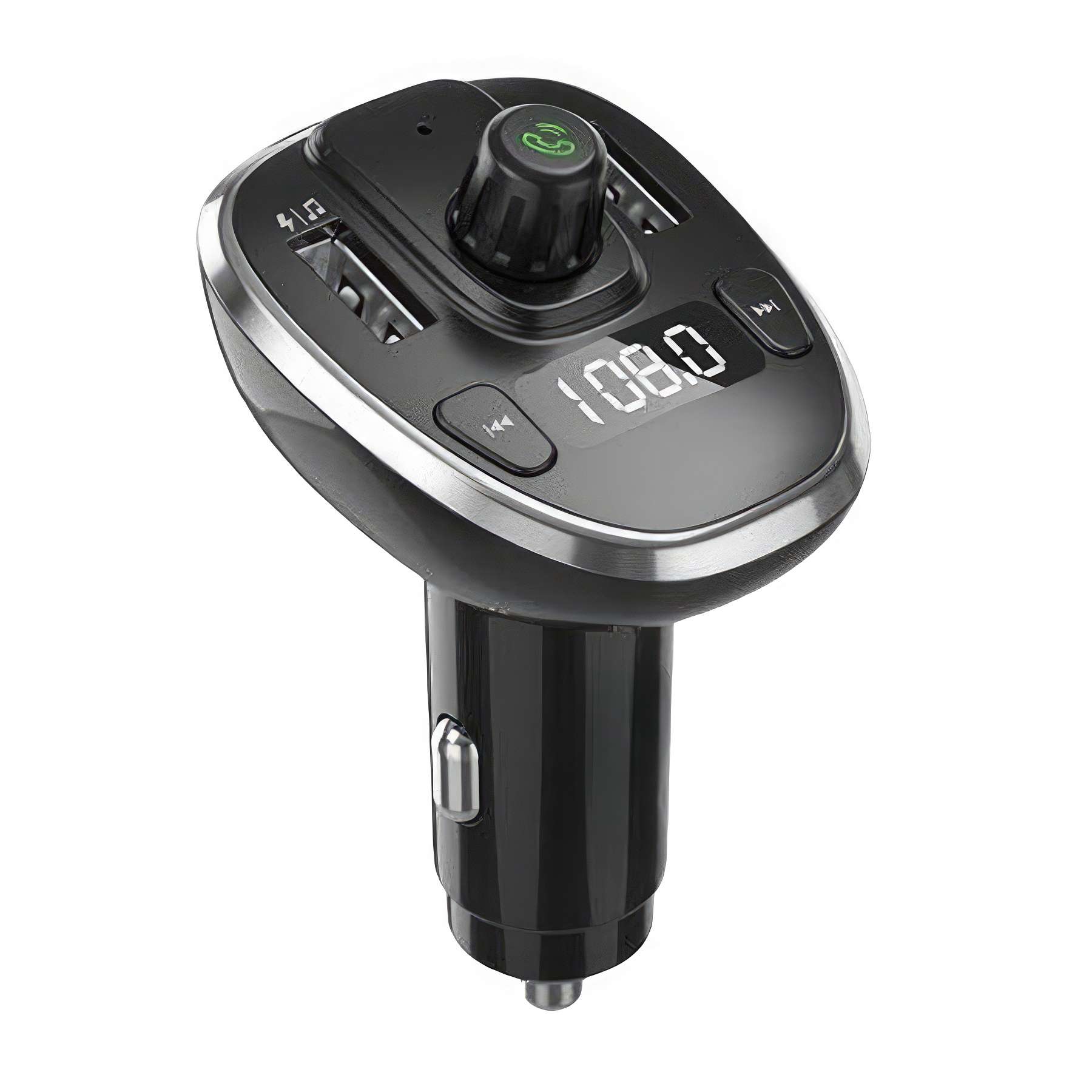 15W Car Charger Dual Port Type C and 2.4a USB A 2