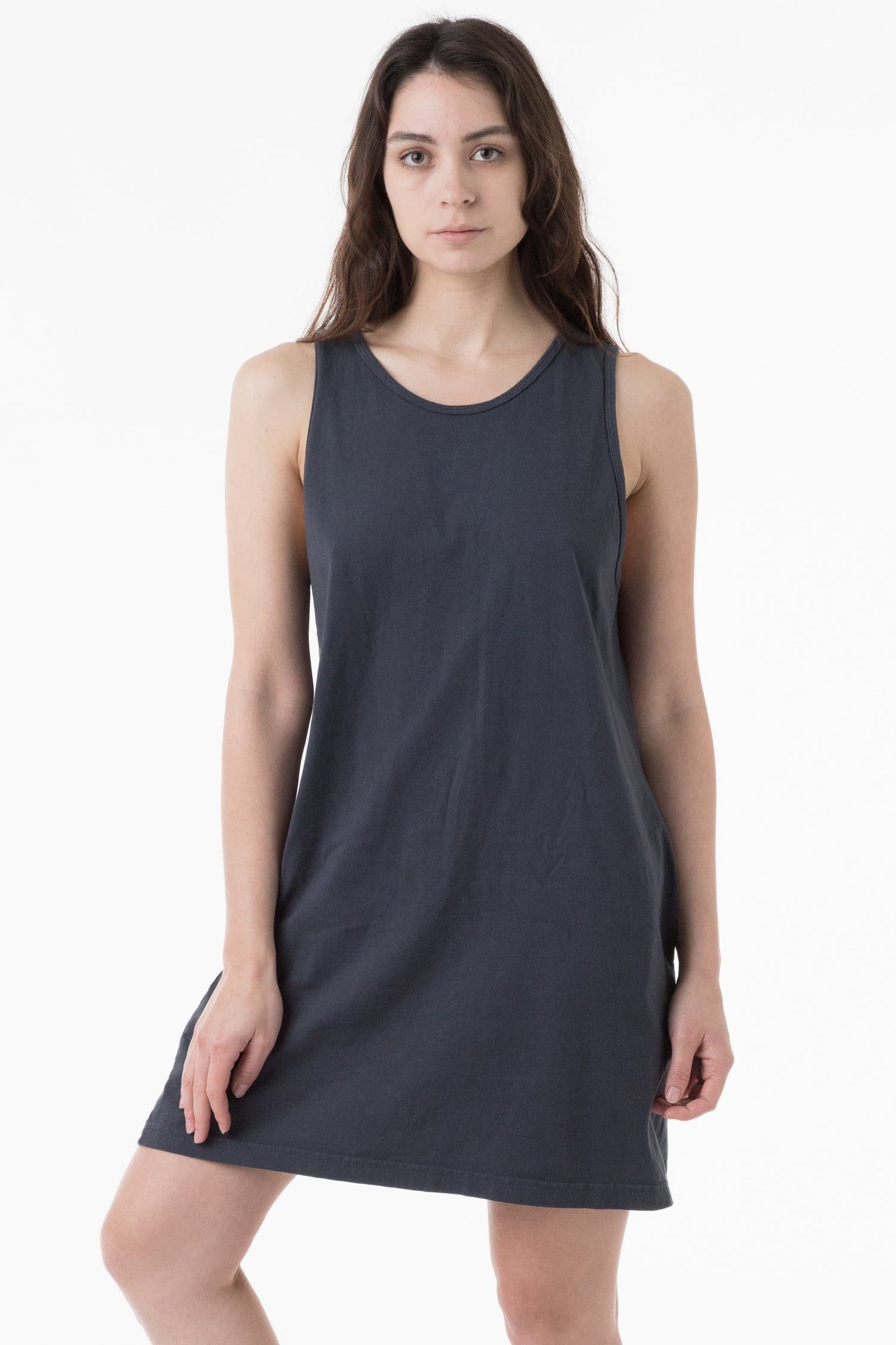 6.5 OZ GARMENT DYE TANK DRESS 16