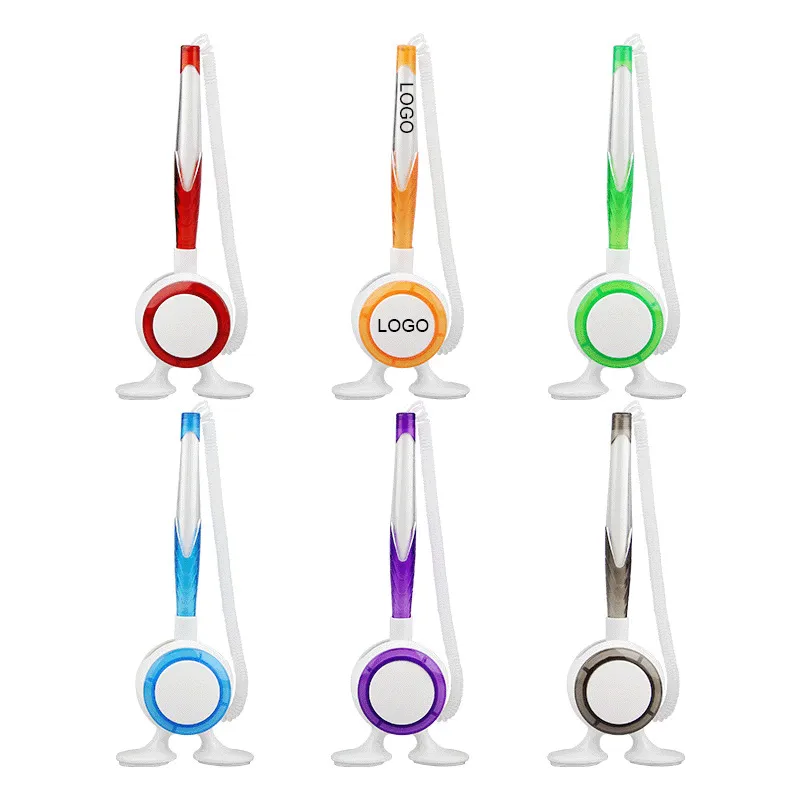 Elastic Rope Adhesive-Backed Base Ballpoint Pen 4