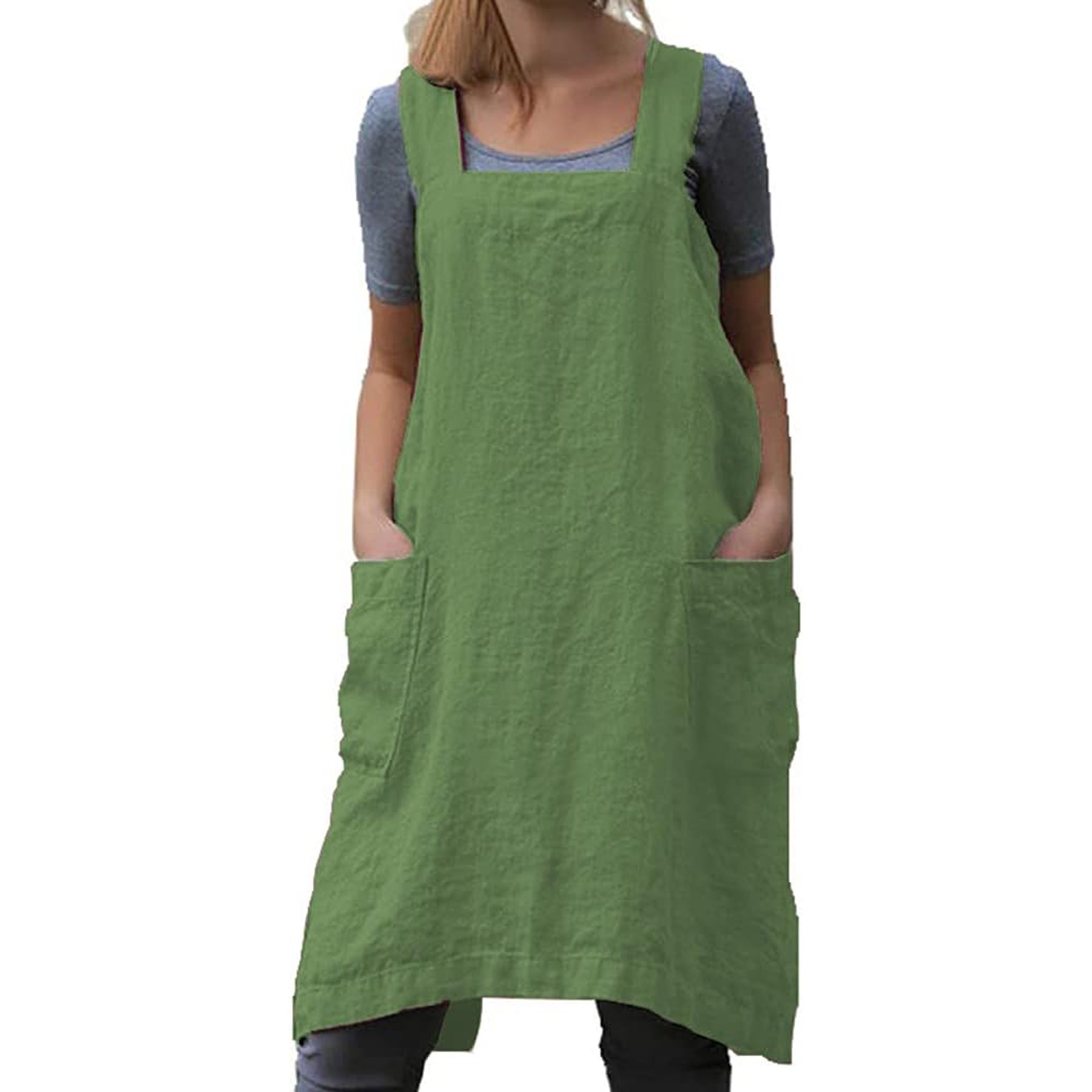 Cotton Linen Apron 15