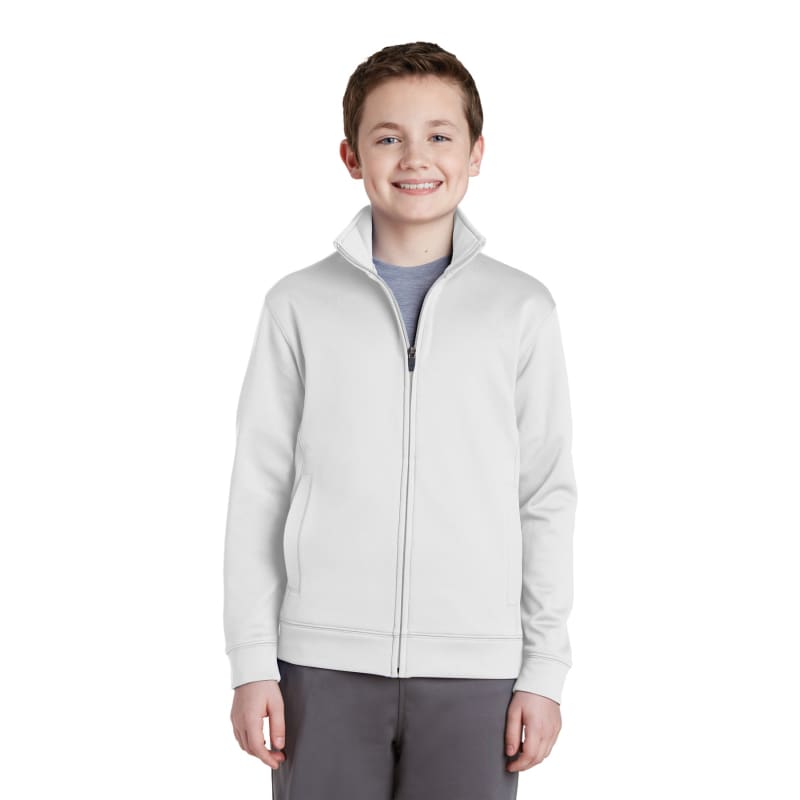 Sport-Tek Youth Sport-Wick Fleece Full-Zip Jacket. 11