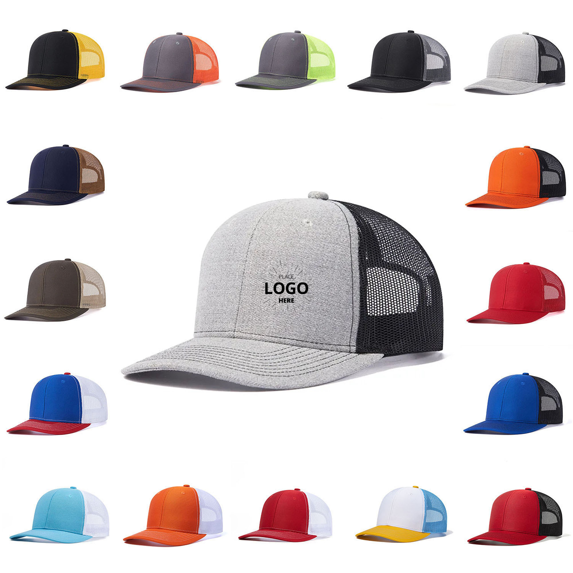 Adjustable Mesh Sports Baseball Cap Trucker Hat 2
