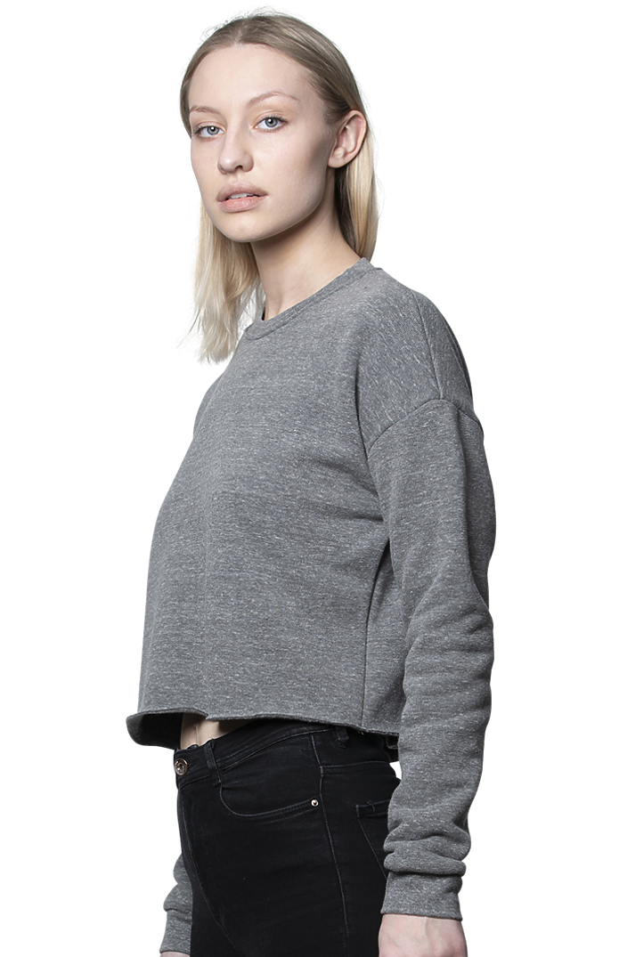 Women's eco Triblend Fleece Crop 2