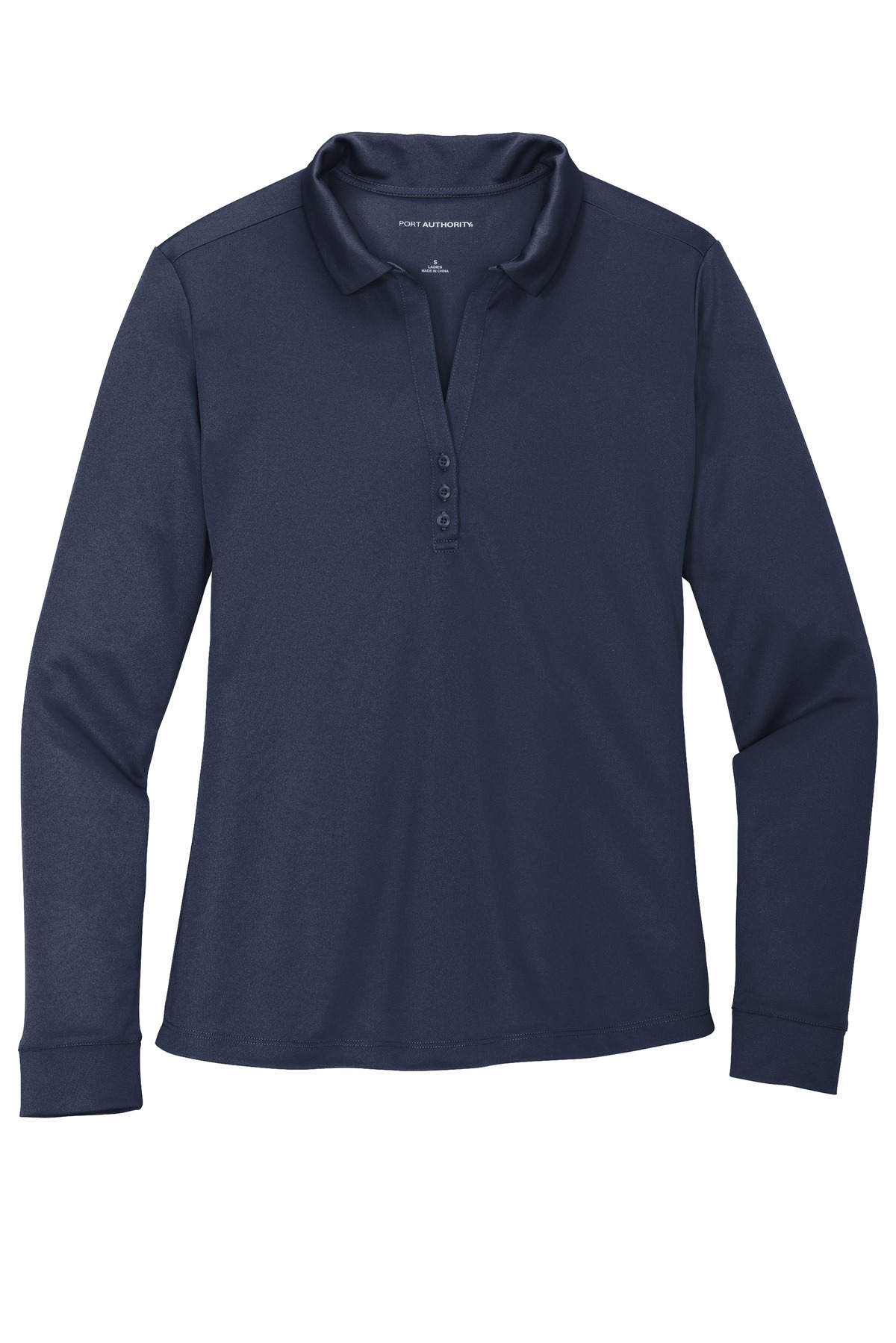 Port Authority Women's Silk Touch Performance Long Sleeve Polo. L540LS 29