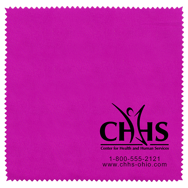 "ONECLEANSCREEN" 6" X 6" 100% Microfiber Recycled RPET Polyester Cleaning Cloth & Screen Cleaner 10