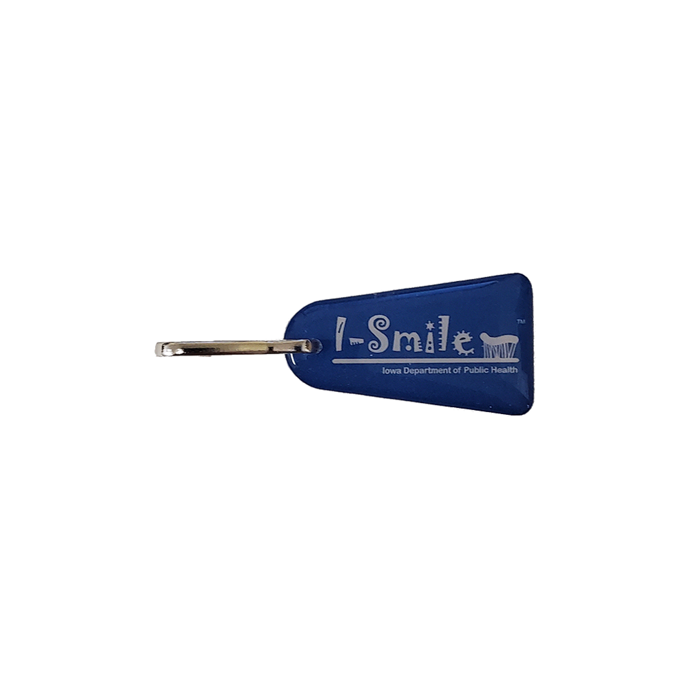 Zipper Pull Charms / Tag with double sided custom shape Up to 1 Sq. In. 1