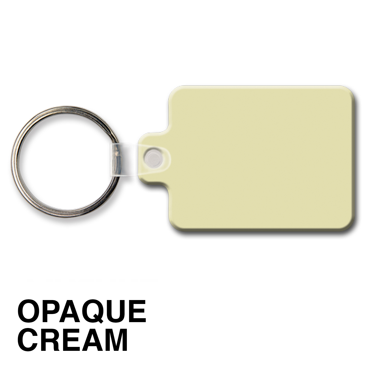 Medium Rectangle Key Tag w/Round Corners & Tab 14