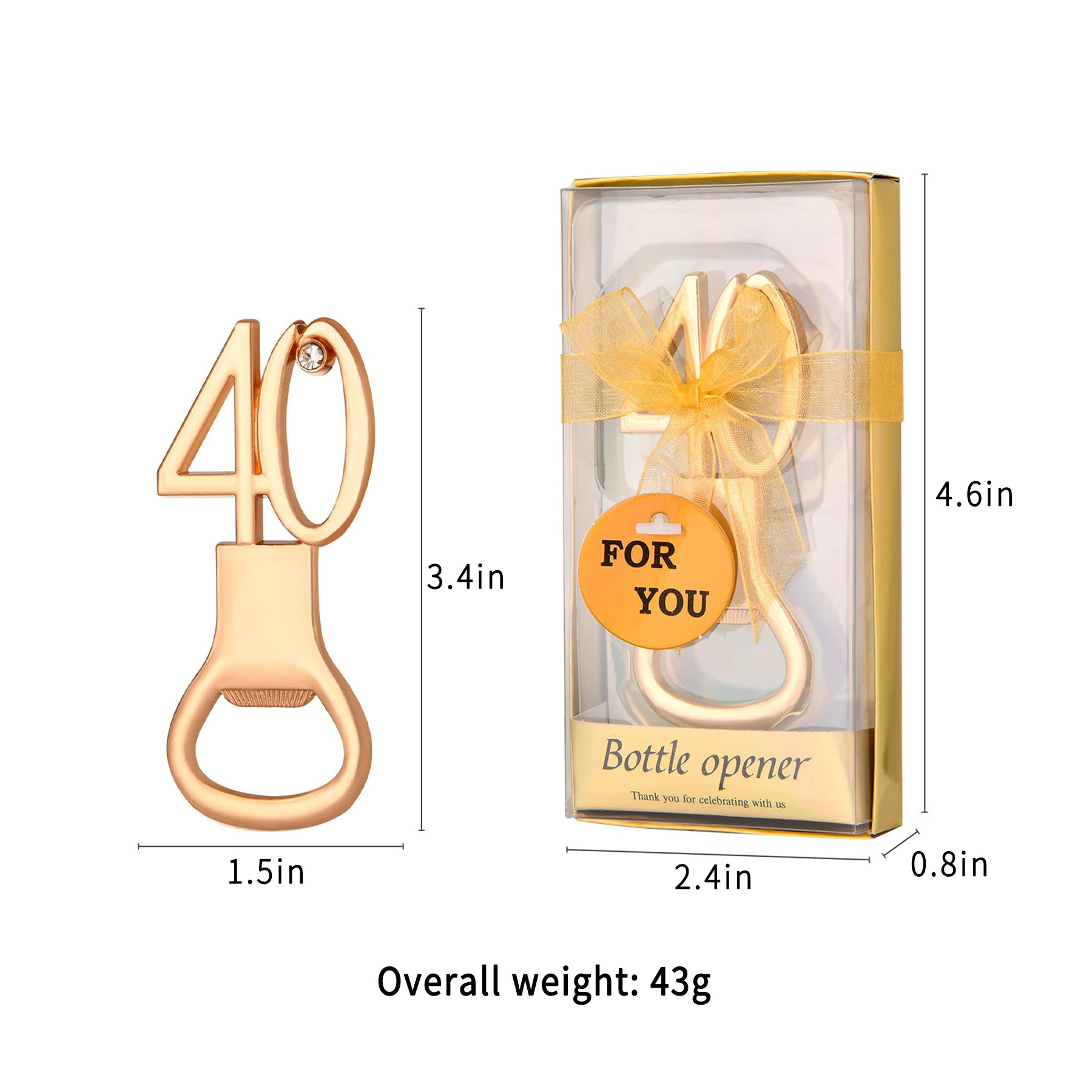 Digital Alloy Corkscrew Birthday Bottle Opener For Party Favors 8