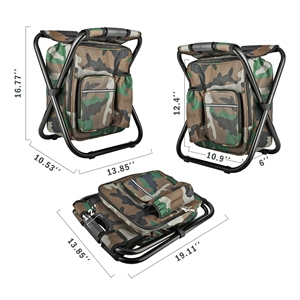 Backpack Chair with Cooler Bag 1