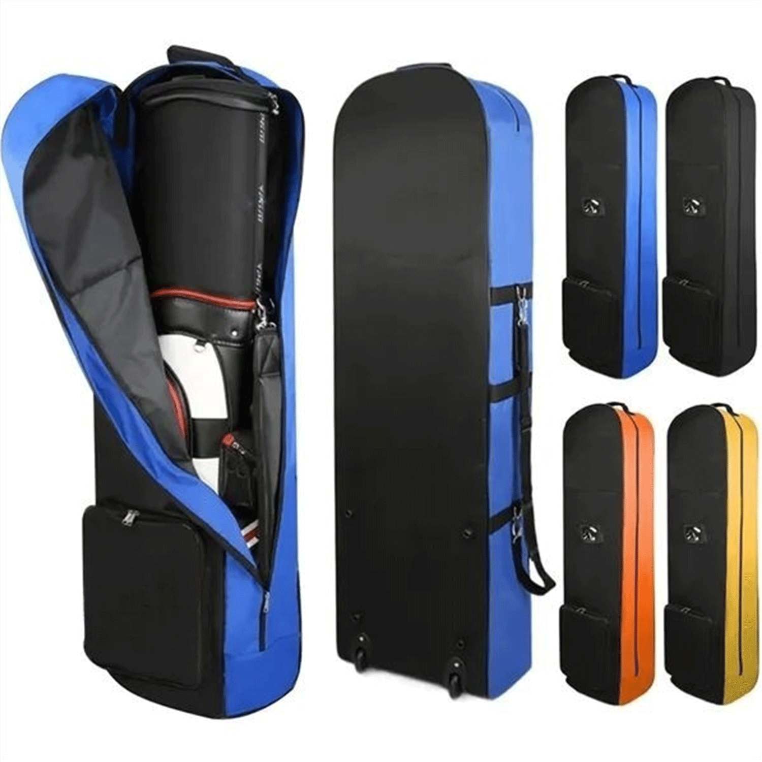 Oxford Padded Golf Travel Bags w/ high-quality Wheels 3