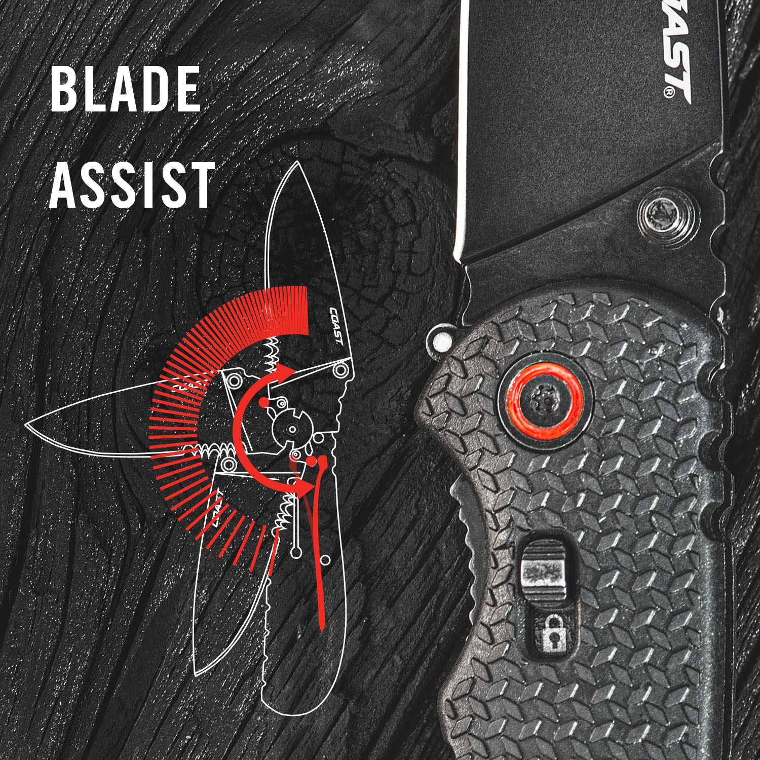 Coast® RX345 Folding Pocket Knife 7