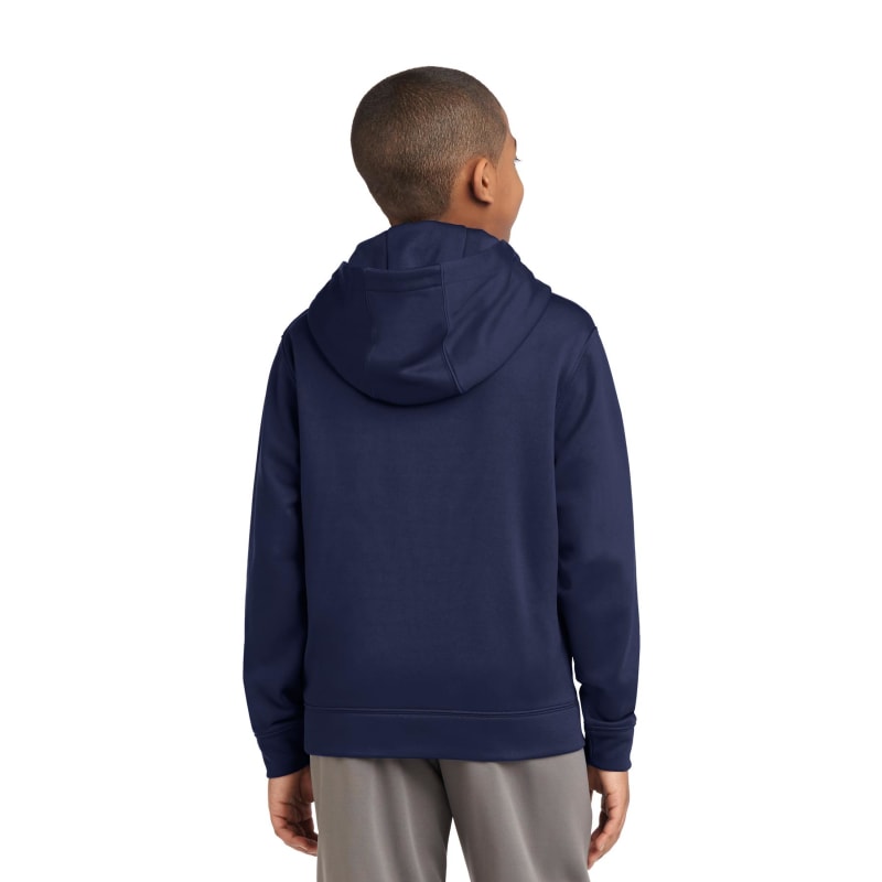 Sport-Tek Youth Sport-Wick Fleece Hooded Pullover. 11