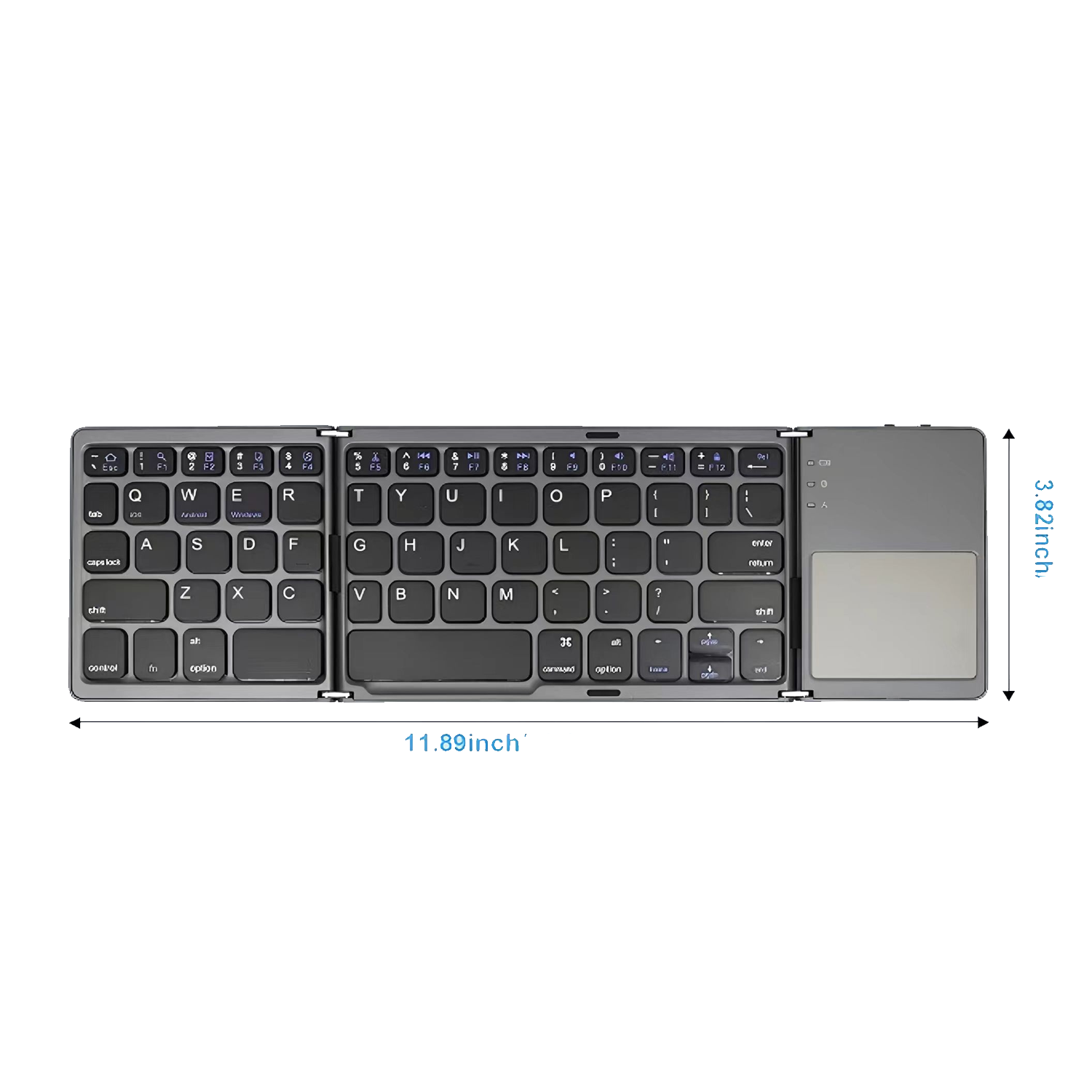 Folding Wireless and useful Keyboard w/ Touchpad 4