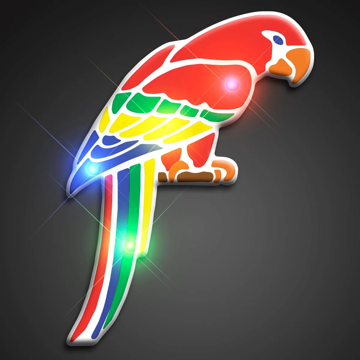 Flashing Parrot Lights 3