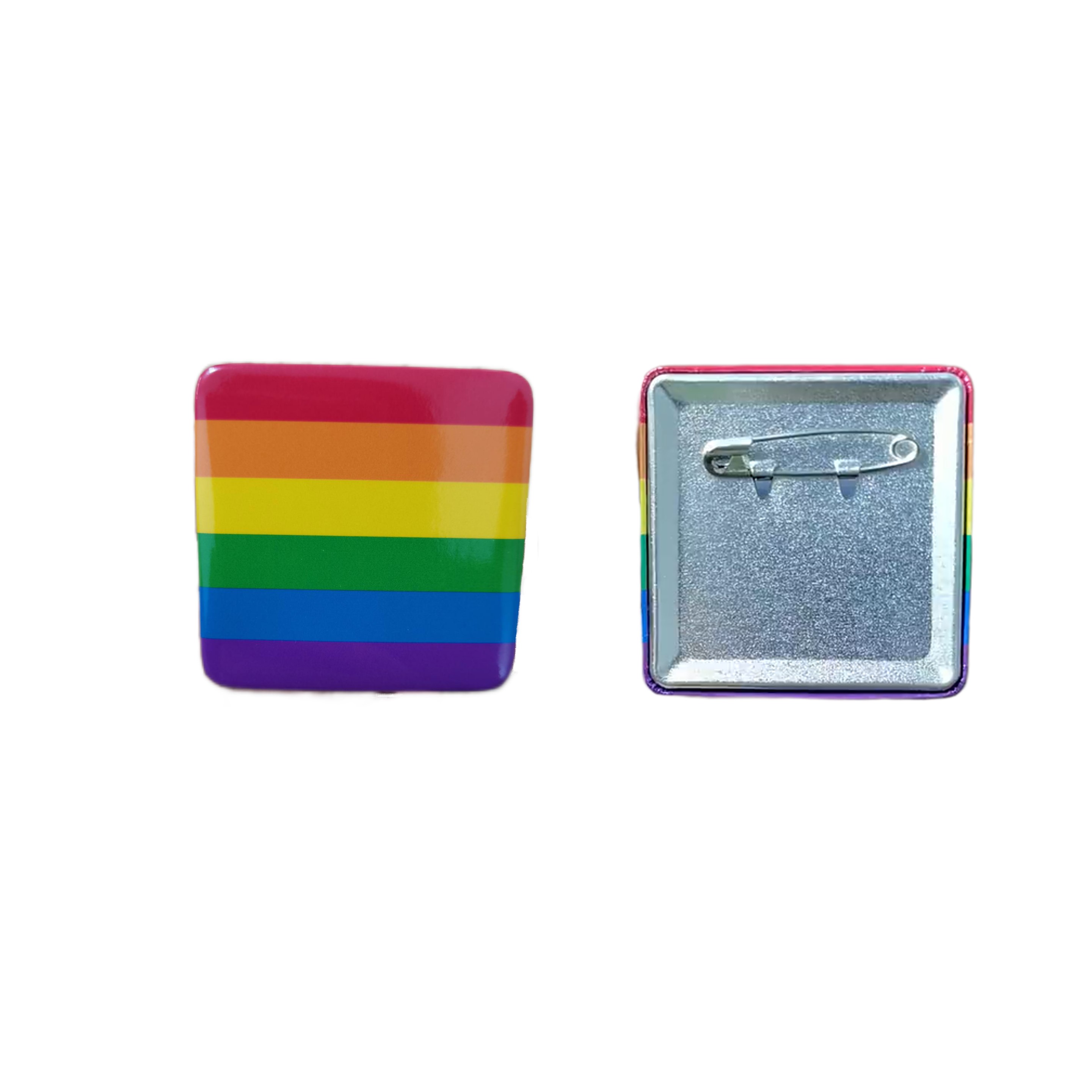 Square Button Pin (direct import) 3