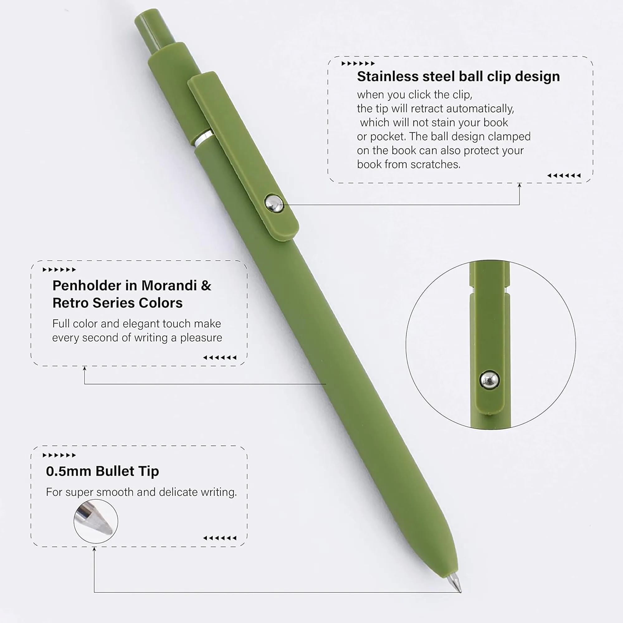 Vintage macarons Colorful Pen 2