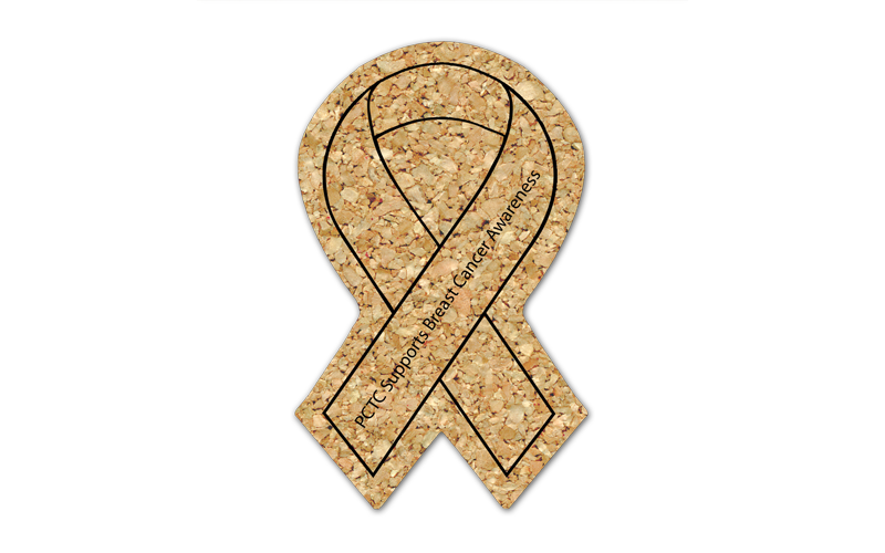 Ribbon Cork Coaster 5RB