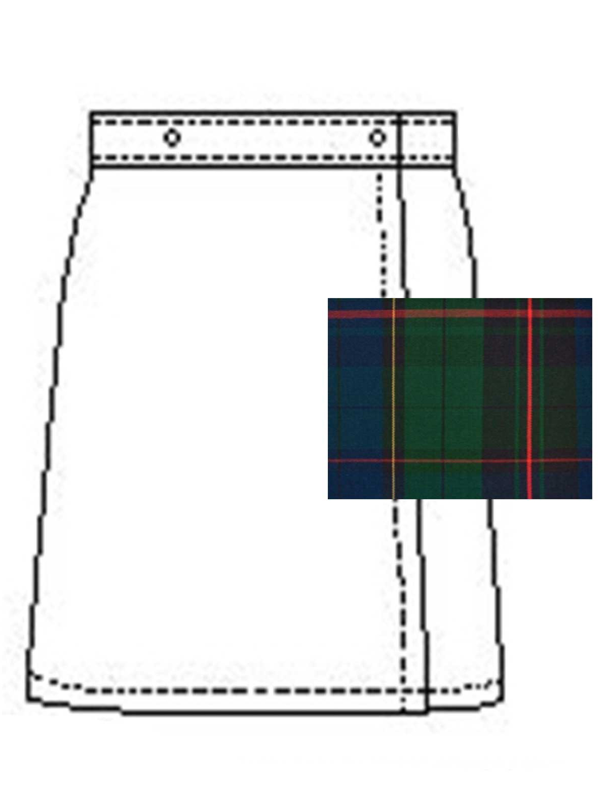 A+ Uniforms - Girls' Blend Plaid Skort 8